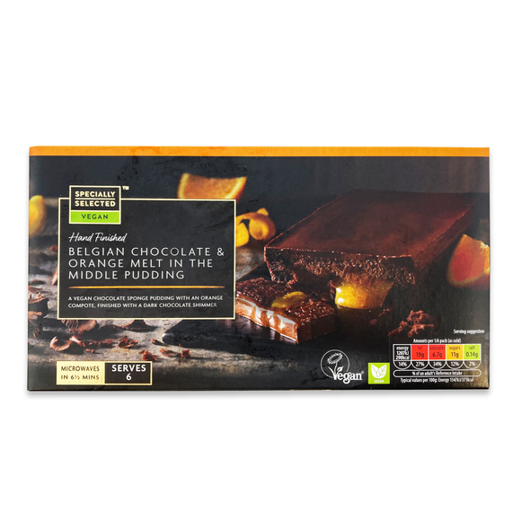 Specially Selected Belgian Chocolate Orange Melt In The Middle Pudding 470g